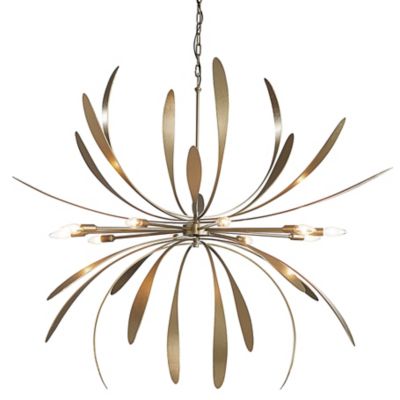 Hubbardton Forge Dahlia Chandelier - Color: Gold - Size: Large - 104355-100