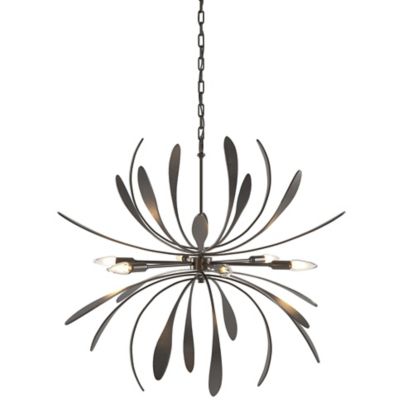 Hubbardton Forge Dahlia Chandelier - Color: Bronze - Size: Medium - 104350-