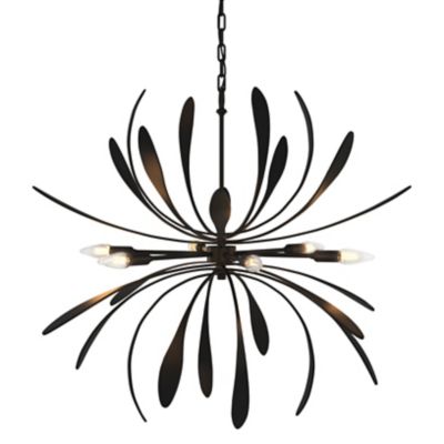 Hubbardton Forge Dahlia Chandelier - Color: Black - Size: Medium - 104350-1