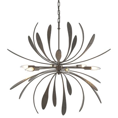 Hubbardton Forge Dahlia Chandelier - Color: Grey - Size: Medium - 104350-10