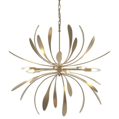 Hubbardton Forge Dahlia Chandelier - Color: Gold - Size: Medium - 104350-10