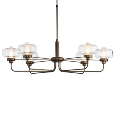 Hubbardton Forge Nola Multi-Light Pendant Light - Color: Bronze - Size: 6 l