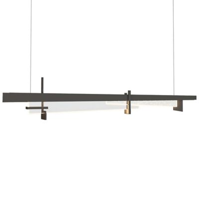 Hubbardton Forge Tenon LED Linear Chandelier Light - Color: Matte - 139901-