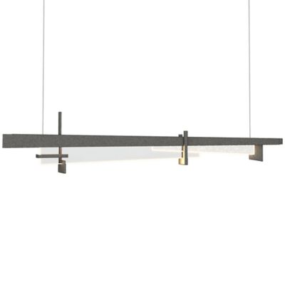 Hubbardton Forge Tenon LED Linear Chandelier Light - Color: Polished - 1399