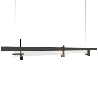 Hubbardton Forge Tenon LED Linear Chandelier Light - Color: Oil Rubbed - 13