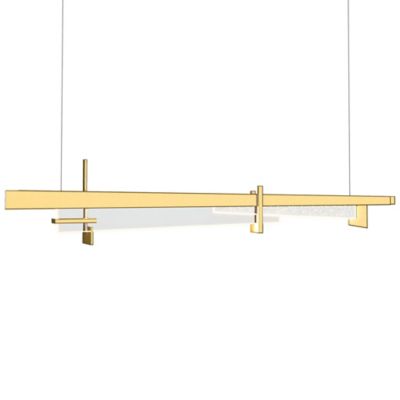 Hubbardton Forge Tenon LED Linear Chandelier Light - Color: Polished - 1399