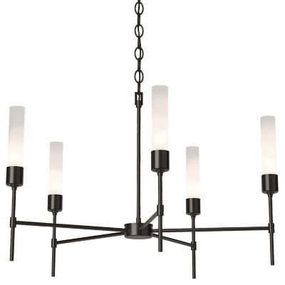 Hubbardton Forge Vela 5 Arm Chandelier - Color: Bronze - Size: 5 light - 10