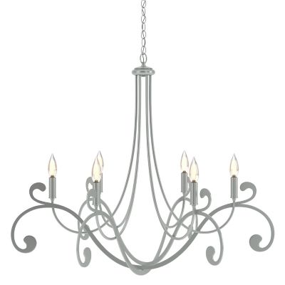 Hubbardton Forge Bella 6 Arm Chandelier - Color: Silver - Size: 6 light - 1