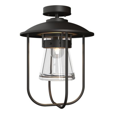 Hubbardton Forge Erlenmeyer Outdoor Semi-Flushmount Light - Color: Bronze -