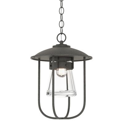 Hubbardton Forge Erlenmeyer Outdoor Pendant Light - Color: Grey - Size: 1 l