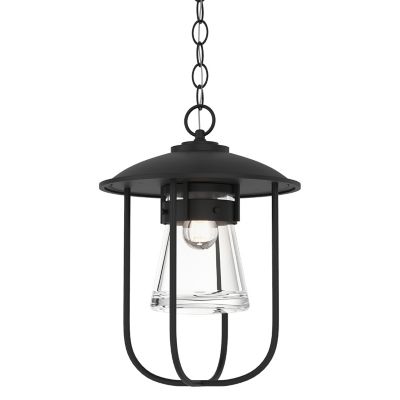 Hubbardton Forge Erlenmeyer Outdoor Pendant Light - Color: Black - Size: 1 