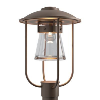 Hubbardton Forge Erlenmeyer Outdoor Post Light - Color: Matte - Size: 1 lig