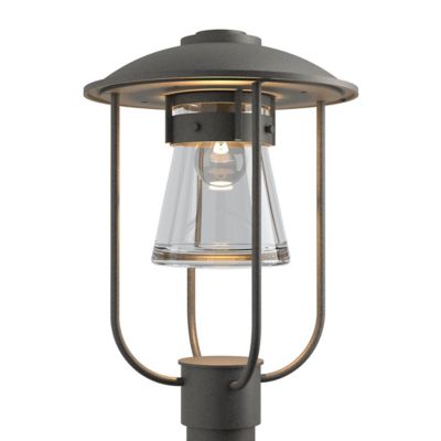 Hubbardton Forge Erlenmeyer Outdoor Post Light - Color: Polished - Size: 1 