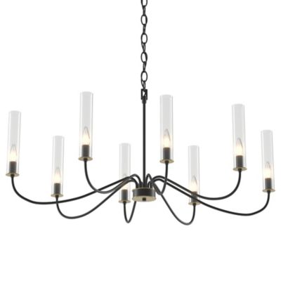 Hubbardton Forge Grace Chandelier - Color: Black - Size: 8 light - 105050-1