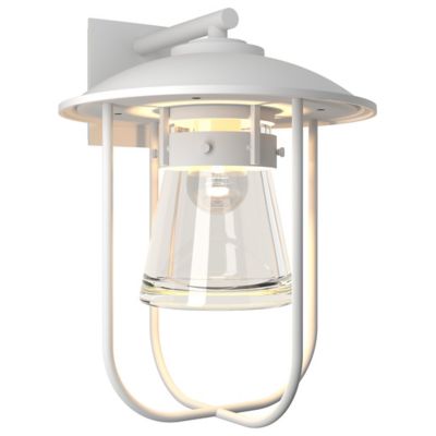 Hubbardton Forge Erlenmeyer Large Outdoor Wall Sconce - Color: White - Size