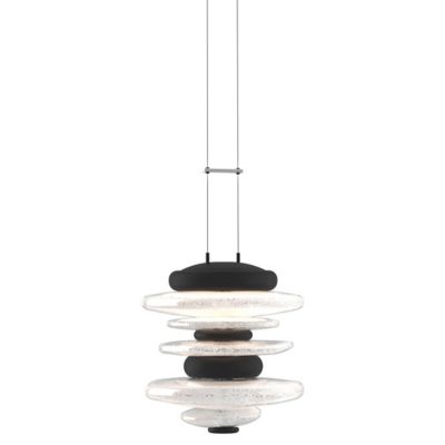 Hubbardton Forge Cairn LED Mini Pendant Light - Color: Glossy - Size: Mediu