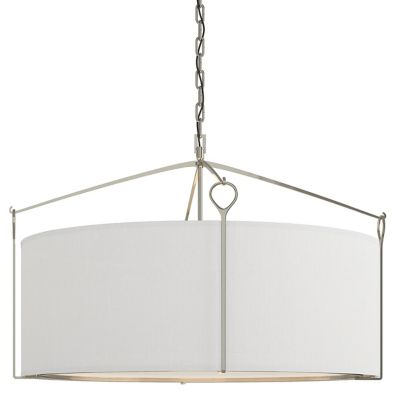 Hubbardton Forge Bow Pendant Light - Color: White - Size: Large - 104255-10