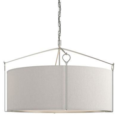 Hubbardton Forge Bow Pendant Light - Color: White - Size: Large - 104255-10