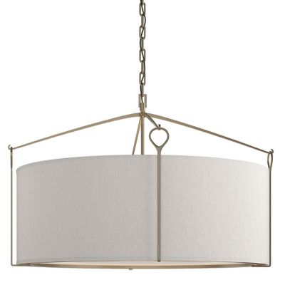 Hubbardton Forge Bow Pendant Light - Color: White - Size: Large - 104255-10