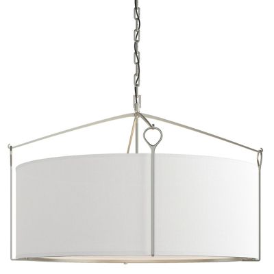 Hubbardton Forge Bow Pendant Light - Color: White - Size: Large - 104255-10