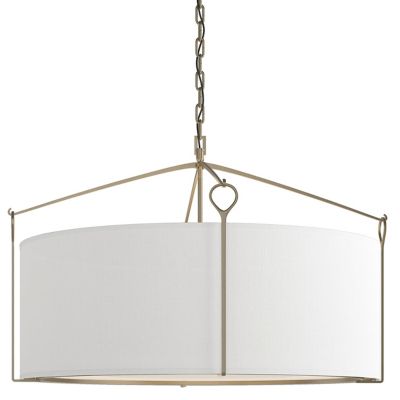 Hubbardton Forge Bow Pendant Light - Color: White - Size: Large - 104255-10