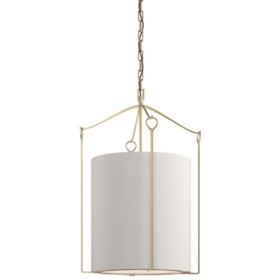 Hubbardton Forge Bow Tall Pendant Light - Color: White - Size: 3 light - 10