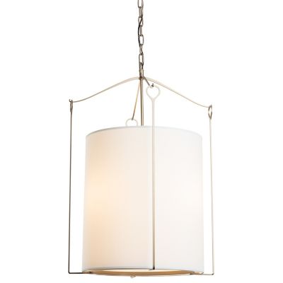 Hubbardton Forge Bow Tall Pendant Light - Color: White - Size: 3 light - 10