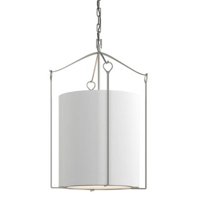 Hubbardton Forge Bow Tall Pendant Light - Color: White - Size: 3 light - 10