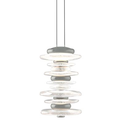 Hubbardton Forge Cairn LED Large Mini Pendant Light - Color: Glossy - Size: