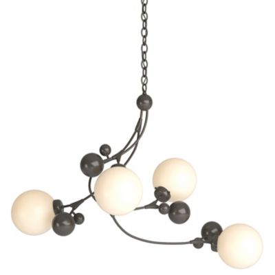 Hubbardton Forge Sprig Pendant Light - Color: Grey - Size: 4 light - 136420