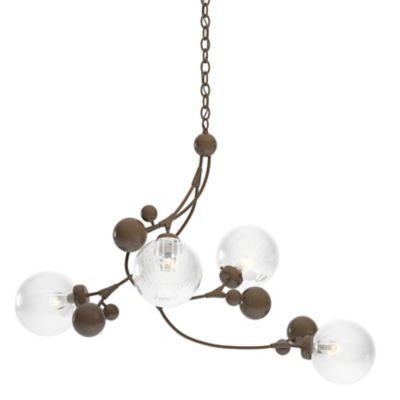 Hubbardton Forge Sprig Pendant Light - Color: Bronze - Size: 4 light - 1364