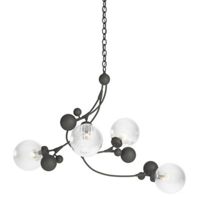 Hubbardton Forge Sprig Pendant Light - Color: Silver - Size: 4 light - 1364