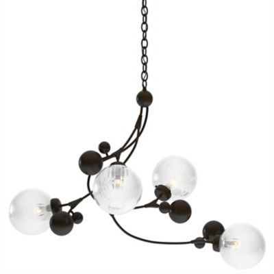 Hubbardton Forge Sprig Pendant Light - Color: Bronze - Size: 4 light - 1364