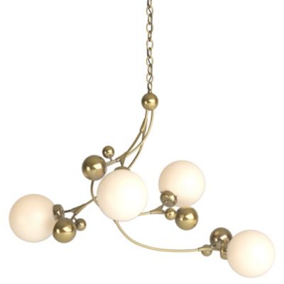 Hubbardton Forge Sprig Pendant Light - Color: Brass - Size: 4 light - 13642