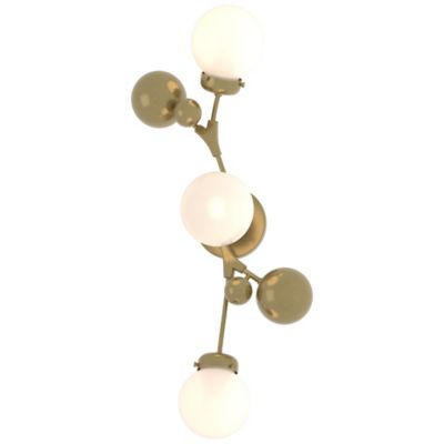 Hubbardton Forge Sprig Wall Sconce - Color: Brass - Size: 3 light - 206050-