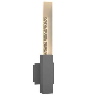 Hubbardton Forge Refraction Outdoor Wall Sconce - Color: Silver - Size: 2 l