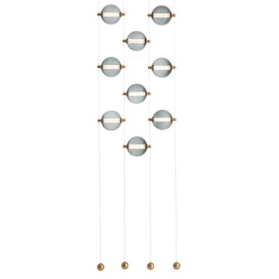 Abacus Floor to Ceiling LED Linear Suspension