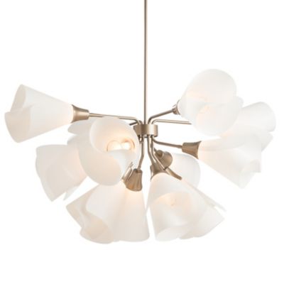 Hubbardton Forge Mobius Multi-Light Pendant Light - Color: White - Size: St