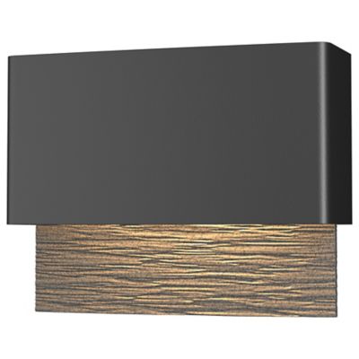 Hubbardton Forge Stratum LED Outdoor Wall Sconce - Color: Silver - Size: 1 