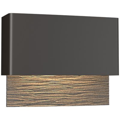 Hubbardton Forge Stratum LED Outdoor Wall Sconce - Color: Silver - Size: 1 