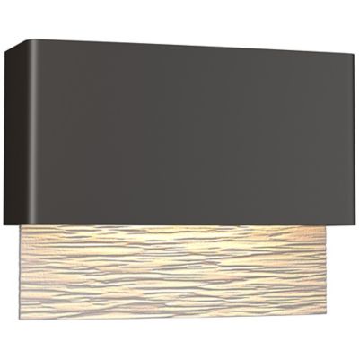 Hubbardton Forge Stratum LED Outdoor Wall Sconce - Color: Silver - Size: 1 