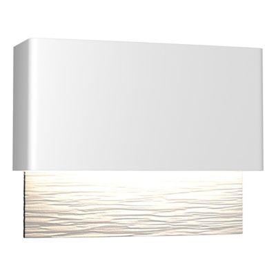 Hubbardton Forge Stratum LED Outdoor Wall Sconce - Color: White - Size: 1 l