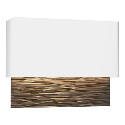 Hubbardton Forge Stratum LED Outdoor Wall Sconce - Color: Bronze - Size: 1 