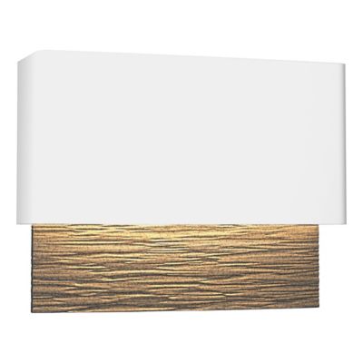 Hubbardton Forge Stratum LED Outdoor Wall Sconce - Color: Silver - Size: 1 