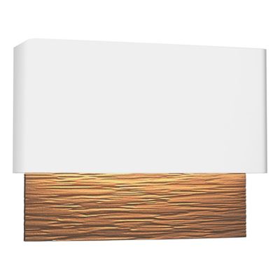 Hubbardton Forge Stratum LED Outdoor Wall Sconce - Color: Bronze - Size: 1 