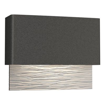 Hubbardton Forge Stratum LED Outdoor Wall Sconce - Color: White - Size: 1 l