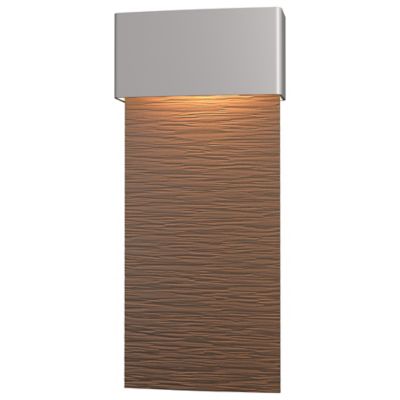 Hubbardton Forge Stratum Tall LED Outdoor Wall Sconce - Color: Bronze - Siz