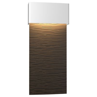 Hubbardton Forge Stratum Tall LED Outdoor Wall Sconce - Color: Bronze - Siz