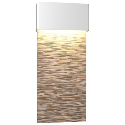 Hubbardton Forge Stratum Tall LED Outdoor Wall Sconce - Color: Silver - Siz