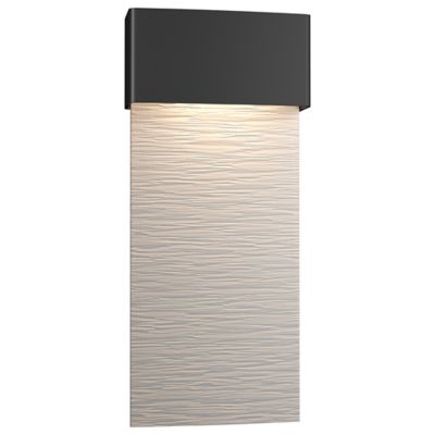 Hubbardton Forge Stratum Tall LED Outdoor Wall Sconce - Color: White - Size